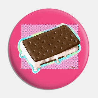 Heck yeah Ice Cream Sandwich Pin