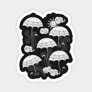 Noncolored Fairytale Weather Forecast Print Magnet