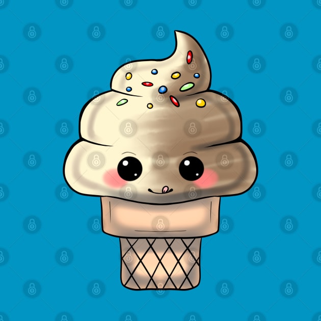 Cute Ice Cream Cone by rvkhart