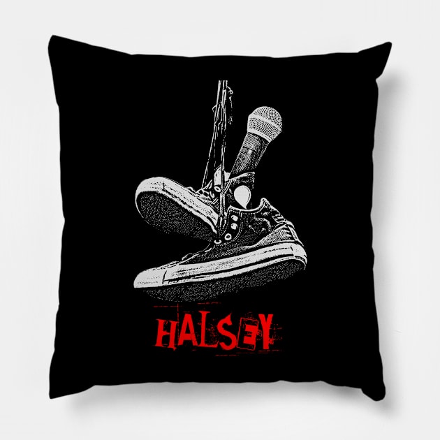 halsey Pillow by mantaplaaa