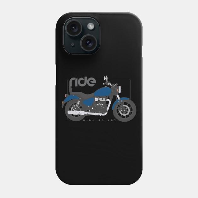 Ride meteor stellar blue Phone Case by NighOnJoy