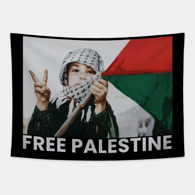 free palestine Tapestry by aldistar