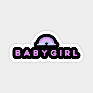 BabyGirl Rainbow Magnet