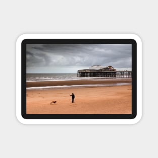 Blackpool beach Magnet