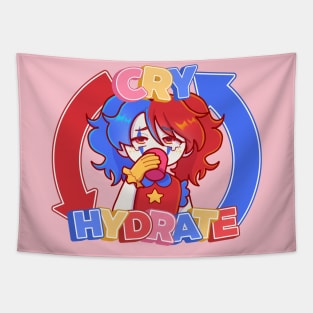 Cry Hydrate Clown Girl Tapestry