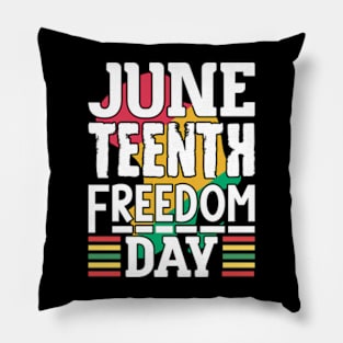 Juneteenth Celebrating Black Freedom 1865 African American Pillow