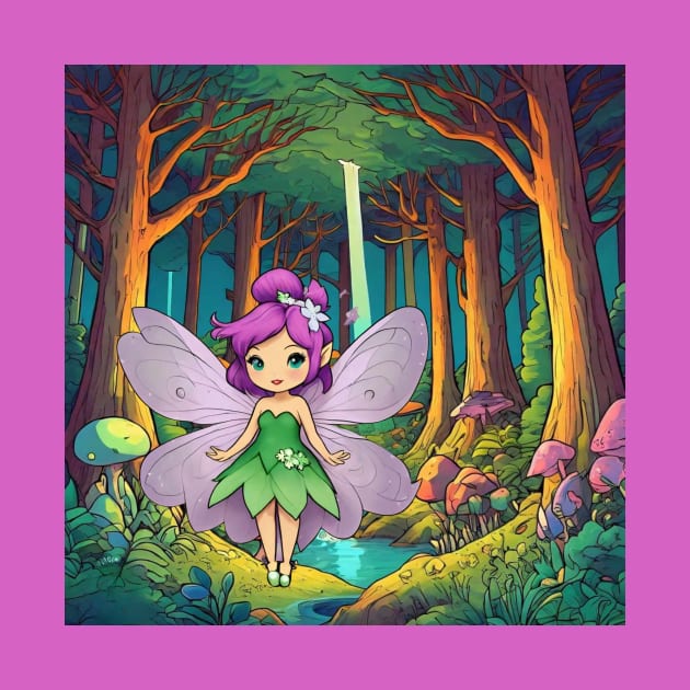 Fairy in the Forest by Pastoress Smith
