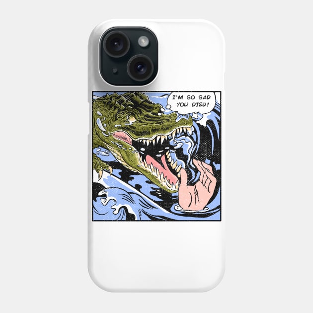 Crocodile Tears Phone Case by kookylove