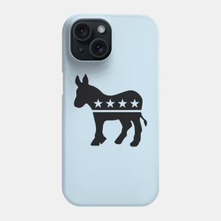 Democrat Donkey Black Phone Case