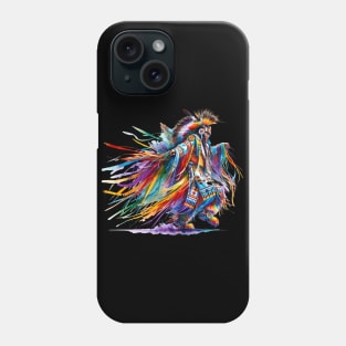 Native American Grass Dancer Phone Case