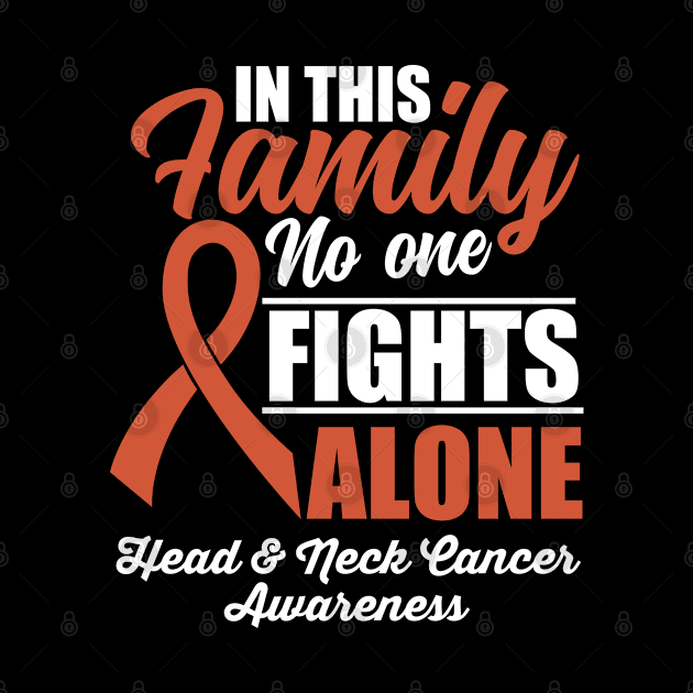 No One Fights Alone Head & Neck Cancer by JB.Collection