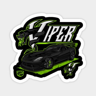 DODGE VIPER SRT 10 (BLACK) Magnet