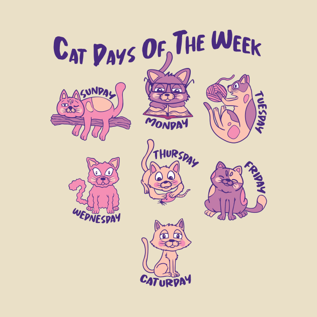 Cat Days of the Week by JIMBOT