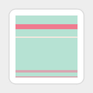 A well-made adaptation of Pale Chestnut, Powder Blue, Very Light Pink and Carnation stripes. Magnet