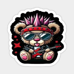 Punk rocker teddy Magnet