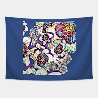 Bright floral pattern Tapestry