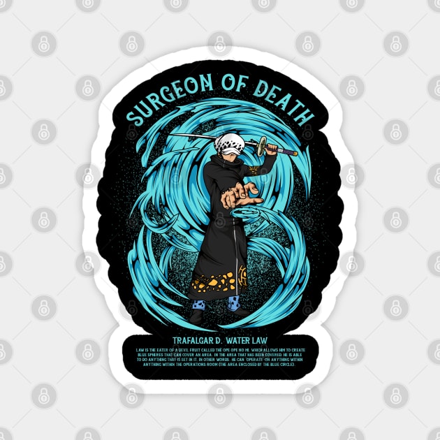 Surgeon of Death Vectro Art Magnet by Pure Touch