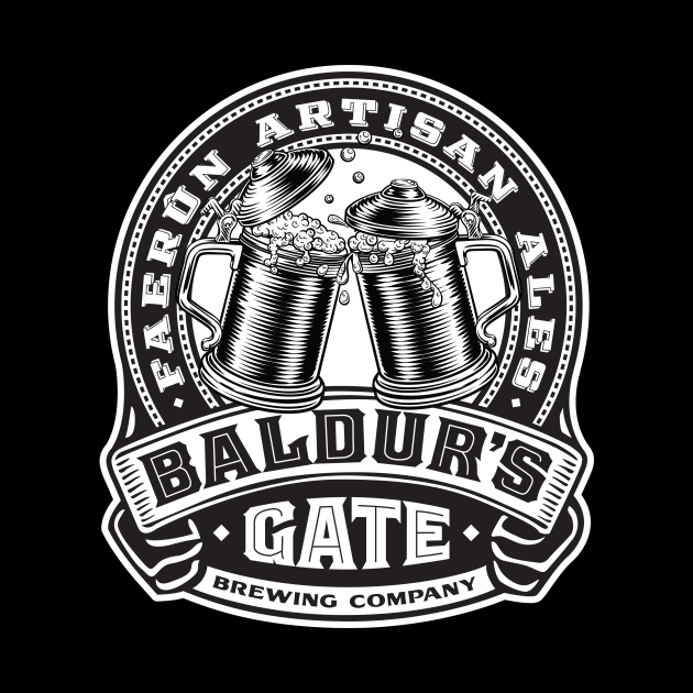 Baldur's Gate Brewing Company by MindsparkCreative