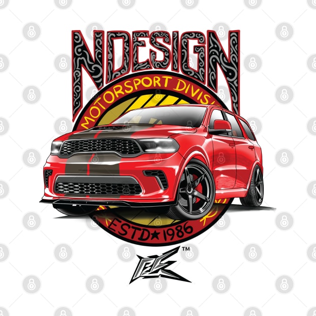 dodge durango red by naquash