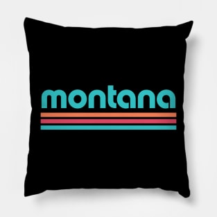 Retro Montana Stripes Pillow