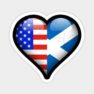 Half American Half Scottish - Gift for Scottish From Scotland Magnet