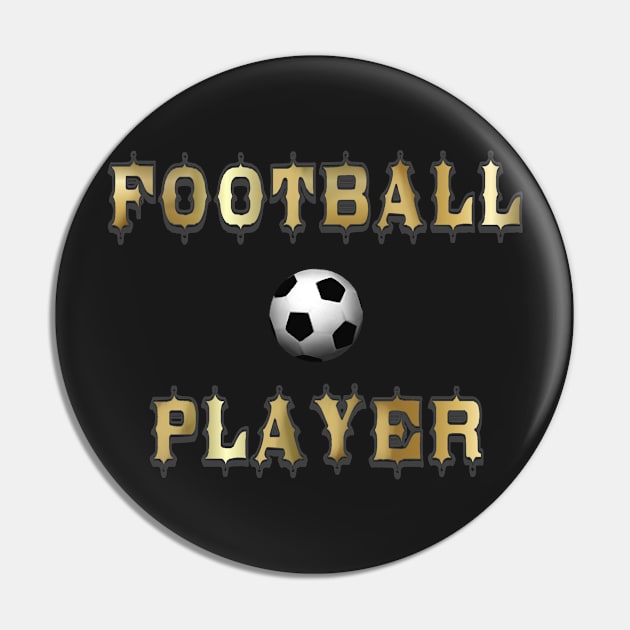 Football Player Soccer SuperStar Pin by PlanetMonkey