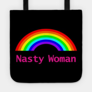 Nasty Woman Rainbow Tote