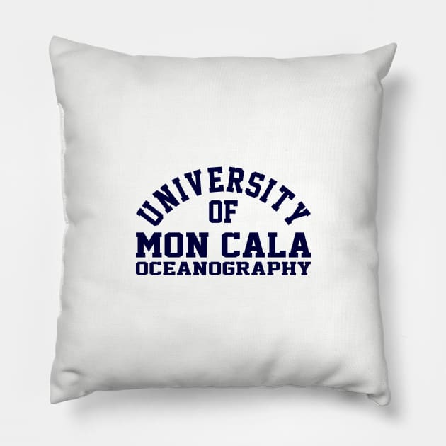 University of Mon Cala Oceanography Pillow by DrPeper