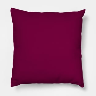 Deep Magenta Purple Current Fashion Color Trends Pillow