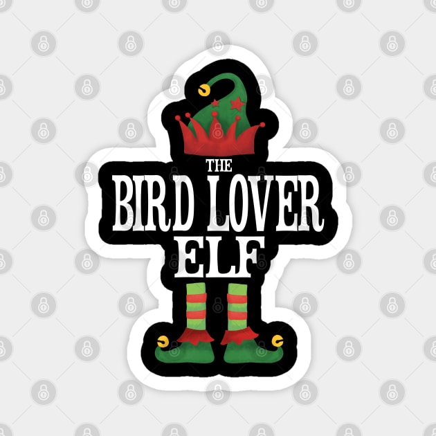 Bird Lover Elf Matching Family Group Christmas Party Pajamas Magnet by uglygiftideas