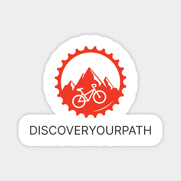 Discover your path, solo travel Magnet by InF