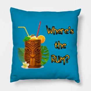 Where's the RUM? Pillow