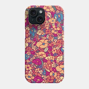 Circle of flowers Phone Case