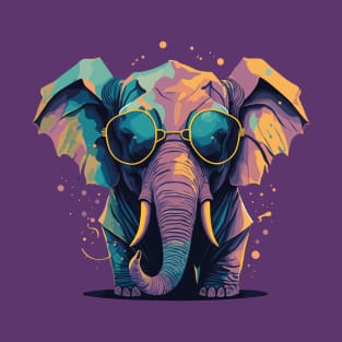 Cool Elephant with sunglasses T-Shirt