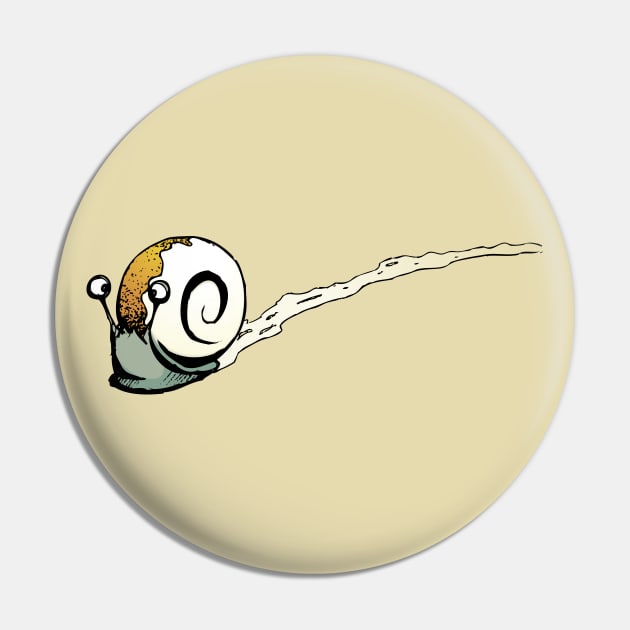 Cinnamon Roll Snail Pin by friskblomster