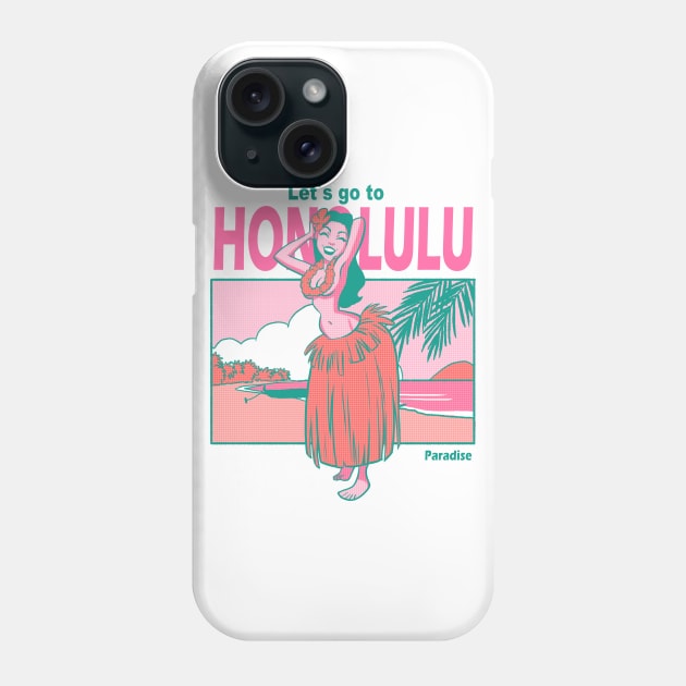 honolulu Phone Case by melivillosa