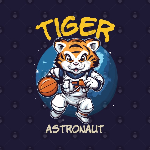 Tiger Astronaut by Yopi