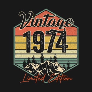 48 Year Old 48  Birthday Gifts Vintage 1974 Limited Edition T-Shirt