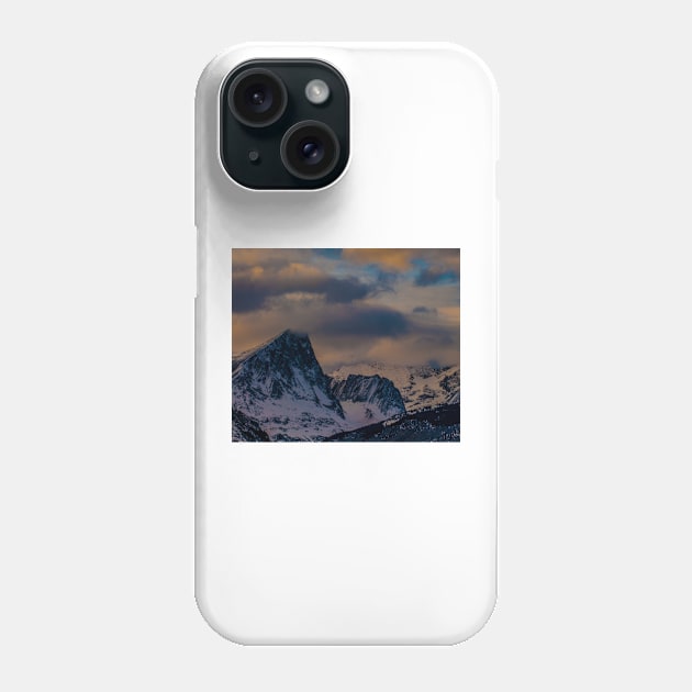 Snow Capped Shadows Phone Case by StevenElliot