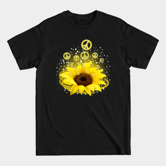 Discover Peace Sunflower - Peace - T-Shirt