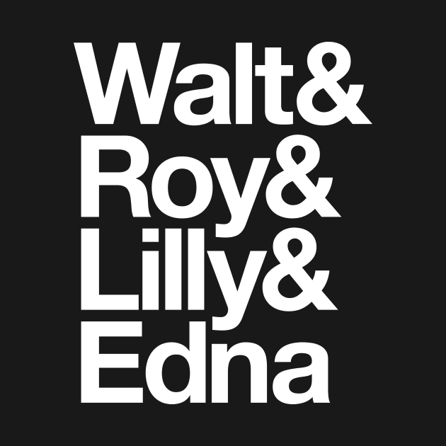 Walt Roy Lilly Edna by GoAwayGreen