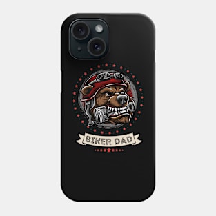 Biker Dad Bear Phone Case