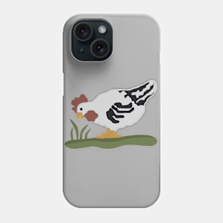 Chicken Pecking at the Ground Phone Case