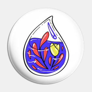 Polyamorous Potion Terrarium Hidden colors Pin