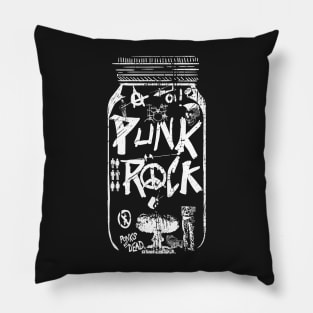 Punk Rock Music Jar Pillow