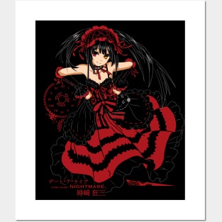  Tina Art Date a live Tokisaki Kurumi Anime Funny Large Framed  Poster with hooks 24x36 INCH: Posters & Prints