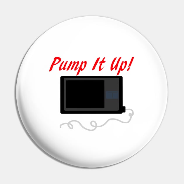 Pump It Up! 2 Red Pin by CatGirl101