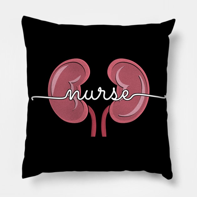 Nephrology Nurse Pillow by GR-ART