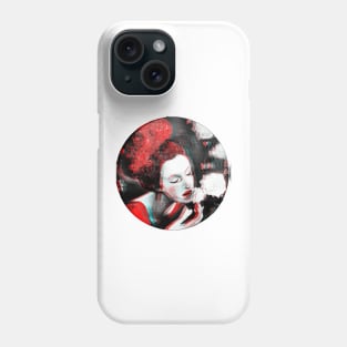 rose and woman love Phone Case