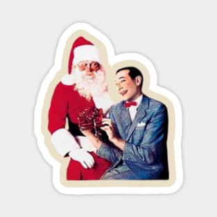 Pee Wee Herman Christmas Gift Magnet